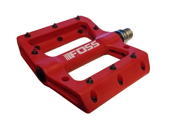 PEDAL FOSS TERMOPLASTICO ROJO 9/161