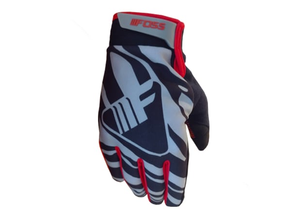 GUANTE FOSS STORM NEGRO GRIS ROJO1