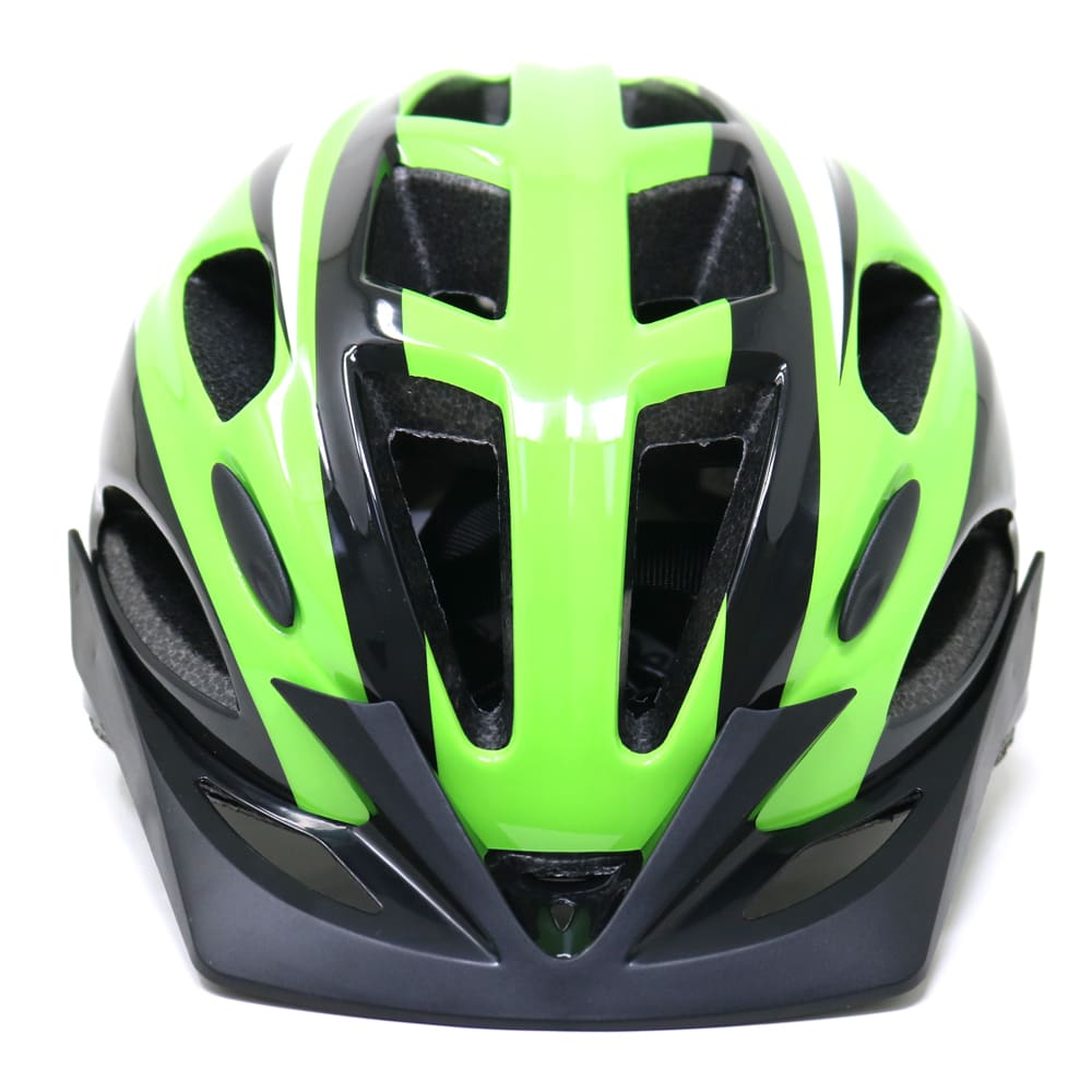 CASCO RADICAL MOUNTAIN MTB CON LUZ NEGRO VERDE TALLA L3