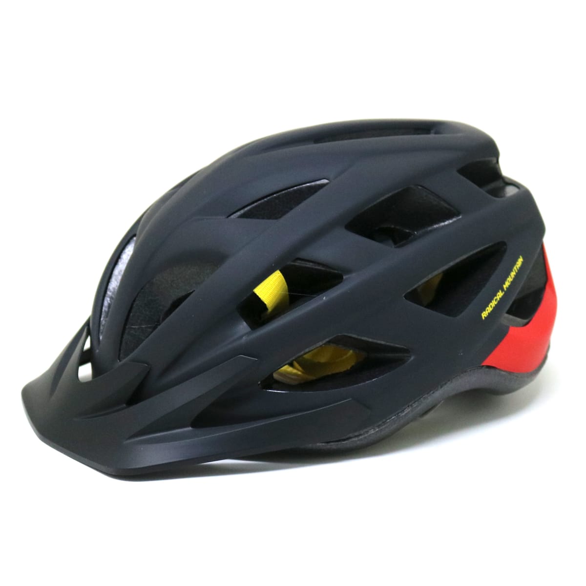 CASCO RADICAL MOUNTAIN MTB NEGRO ROJO TALLA L1