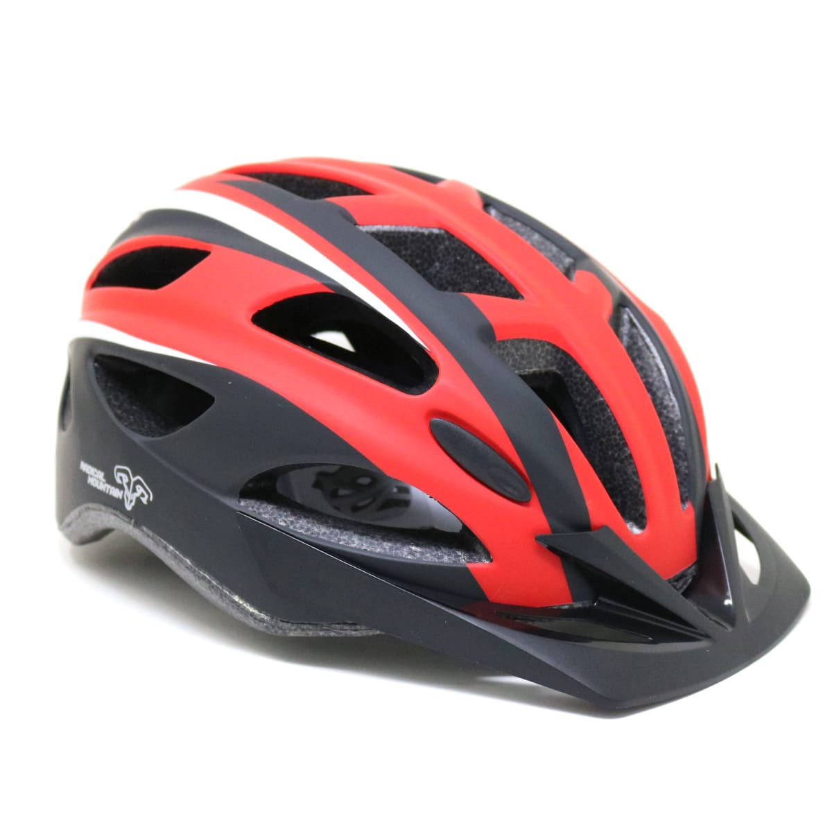 CASCO RADICAL MOUNTAIN MTB CON LUZ MATTE NEGRO ROJO TALLA L4