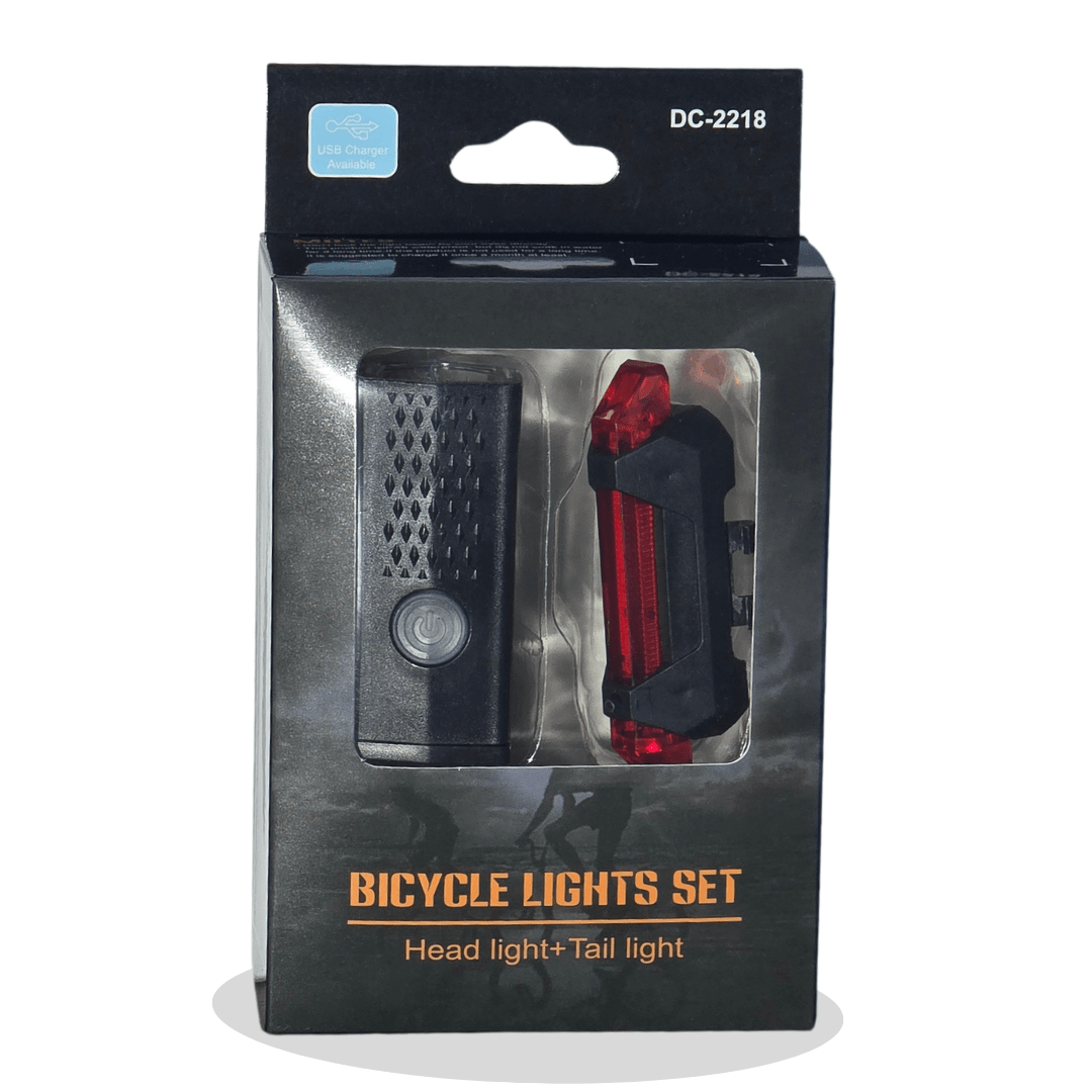 JUEGO DE LUZ USB DELANTERA TRASERA WR1