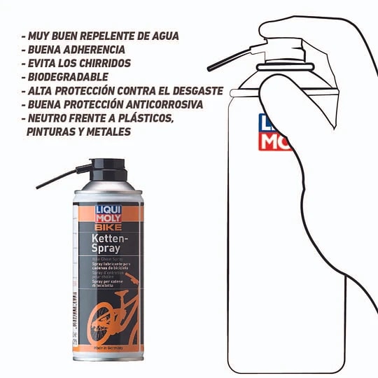 BIKE KETTENSPRAY LUBRICANTE CADENA4