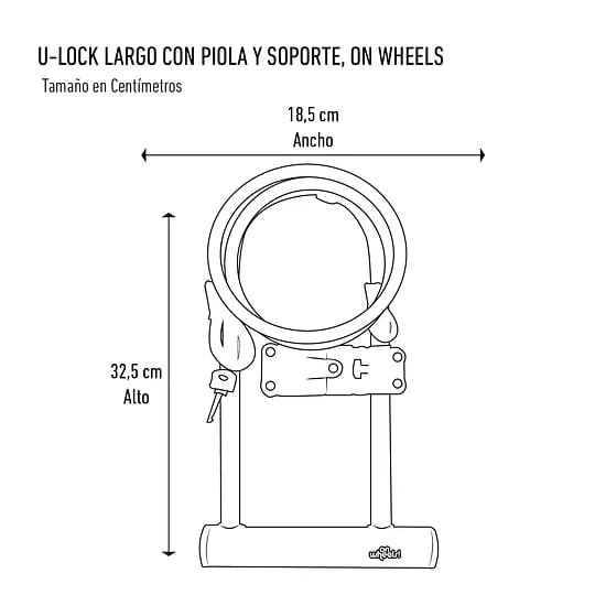 CANDADO ONWHEELS LARGO CON PIOLA3