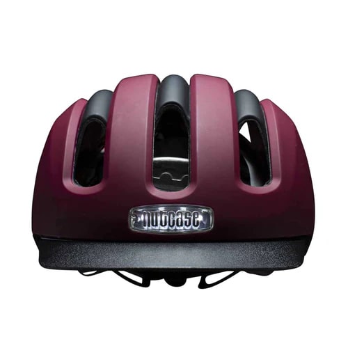 CASCO NUTCASE VIO CABERNET LUZ LED USB3