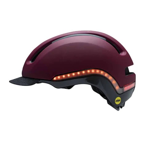 CASCO NUTCASE VIO CABERNET LUZ LED USB1