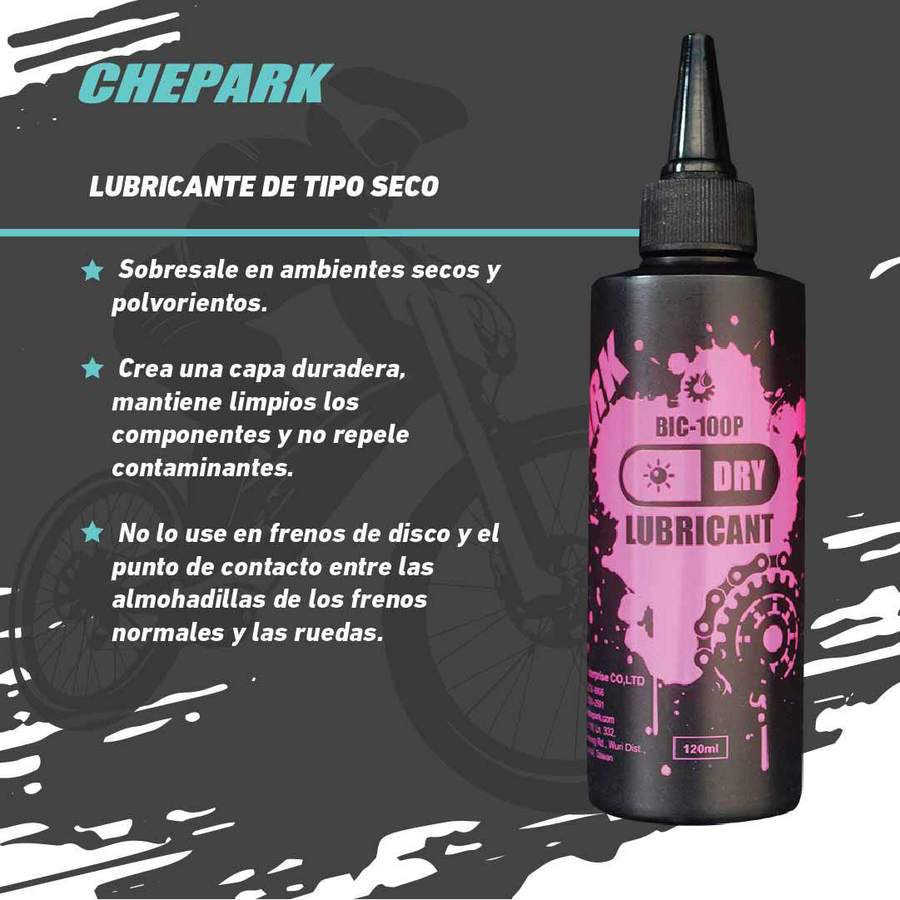 LUBRICANTE DRY TYPE CHEPARK1