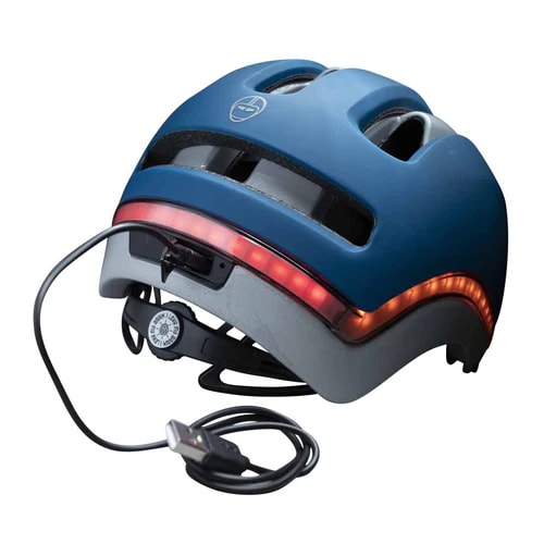 CASCO NUTCASE VIO NAVY LUZ LED USB6