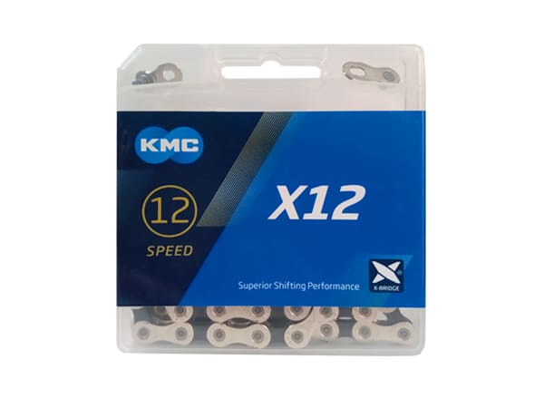 CADENA KMC X12 SILVER/NG 1/2X11/128X126L1