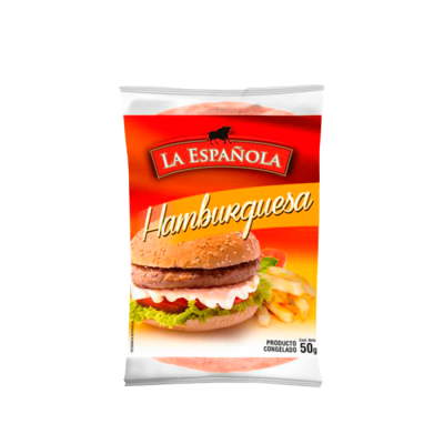 HAMBURGUESA DE CARNE LA ESPAÑOLA 50 GR1