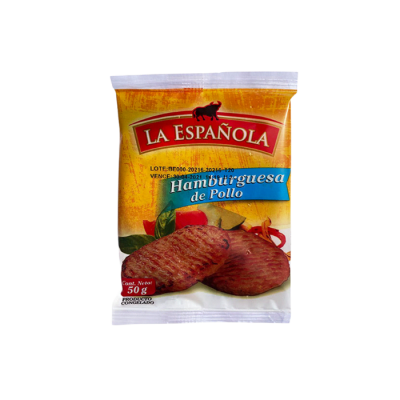 HAMBURGUESA DE POLLO LA ESPAÑOLA 50 GR1