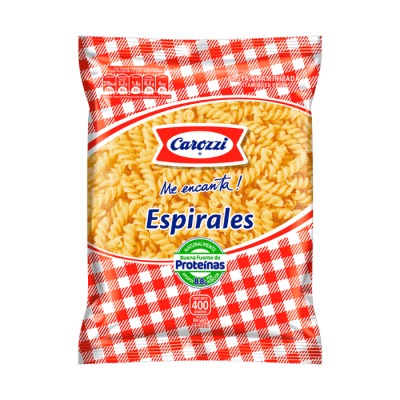 PASTA ESPIRAL CAROZZI 400 GR1