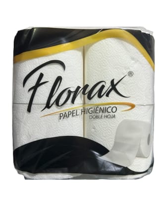 PAPEL HIGIENICO DOBLE HOJA FLORAX