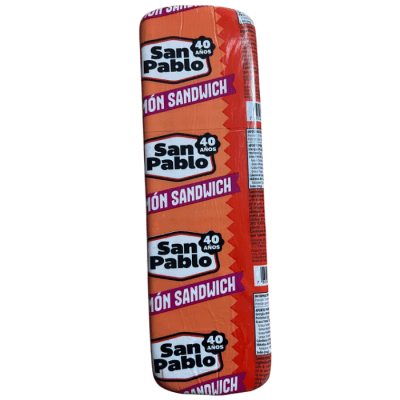 JAMON SANDWICH SAN PABLO PESABLE, VALOR PUBLICADO POR KILO, LAS BARRAS CONTIENEN 3,6 KILOS APROX.