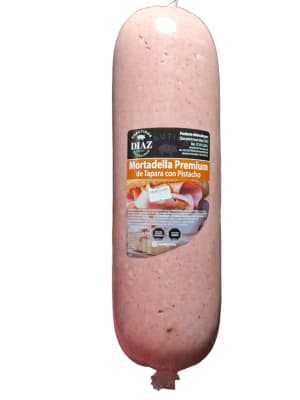 MORTADELLA PREMIUM DE TAPARA CON PISTACHO DIAZ. VALOR PUBLICADO POR KG