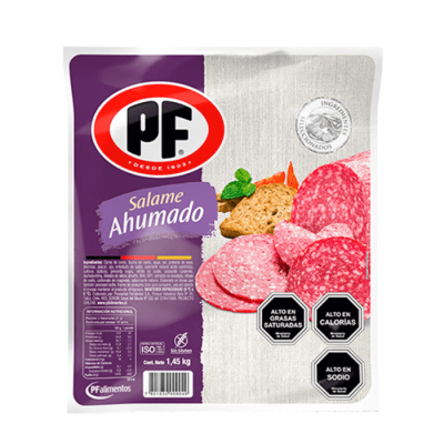 SALAME LAMINADO  AHUMADO PF 1,450 KG1