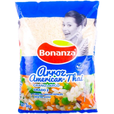 ARROZ BONANZA GRANO LARGO G2 1 KG
