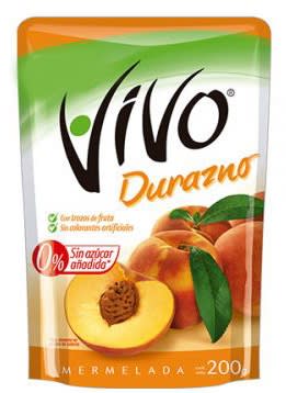 MERMELADA VIVO DURAZNO DE 200 GR