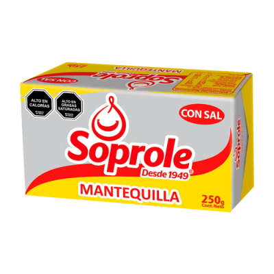 MANTEQUILLA CON SAL SOPROLE 250 GRAMOS1