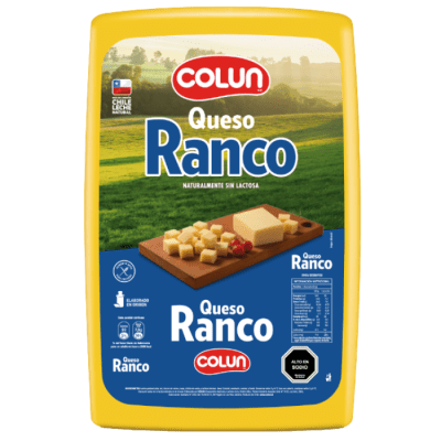 QUESO GAUDA RANCO COLUN PESABLE, VALOR PUBLICADO POR KILO, LAS BARRAS CONTIENEN 10 KILOS APROX.