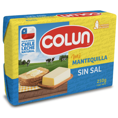 MANTEQUILLA COLUN SIN SAL 250 GRAMOS1
