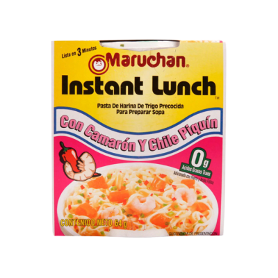 MARUCHAN CAMARON Y CHILE PIQUIN INSTANT LUNCH 64 GRAMOS1