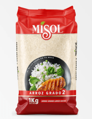 ARROZ MISOL G2 DE 1 KG