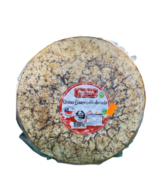 QUESO LLANERO MADURADO MATERA PESABLE, VALOR PUBLICADO POR KG PIEZA DE 5 KG APROX.