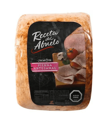 JAMON PIERNA ARTESANAL G1 RECETA DEL ABUELO. PIEZA DE 3 KG APROX. VALOR PUBLICADO POR KG