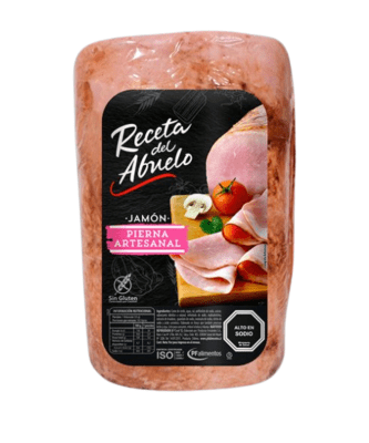 JAMON PIERNA ARTESANAL RECETA DEL ABUELO. VALOR PUBLICADO POR KG. LAS PIEZAS PESAN 6 KG APROX1