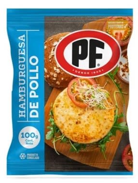 HAMBURGUESA DE POLLO PF 100 GR1