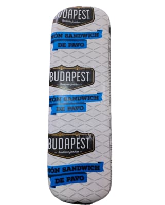 JAMON SANDWICH DE PAVO BUDAPEST PESABLE, VALOR PUBLICADO POR KG PIEZAS DE 3 KG APROX1