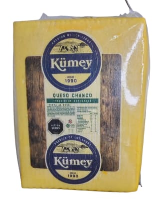 QUESO CHANCO KUMEY PESABLE, VALOR PUBLICADO POR KILO, LAS BARRAS CONTIENEN 8 KG APROX.
