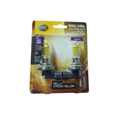 SET 2 AMPOLLETAS HALOGENAS HELLA XY XTREME YELLOW