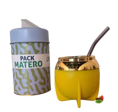 Pack yerbatero + mate lindo Anymate
