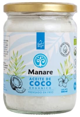 Aceite coco orgánico Manare