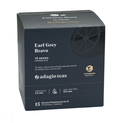 Earl grey Bravo Adagio 15 teabags