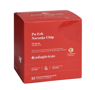 Pu Erh naranja chip Adagio 15 teabags