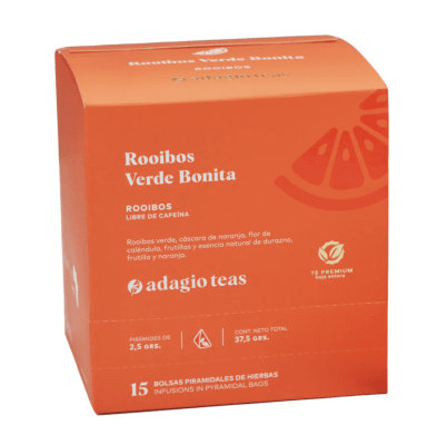 Rooibos verde bonita Adagio 15 teabags