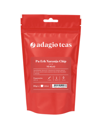 Pu Erh naranja chip hebras Adagio