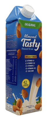 Bebida vegetal almendras Tasty 1L