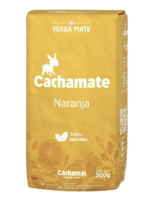 Yerba mate naranja 500g.