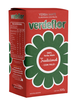 Yerba mate Verdeflor tradicional 500g.