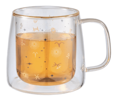 Taza doble vidrio zodiac & astrology 400ml