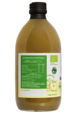 Vinagre de manzana con matcha y limón