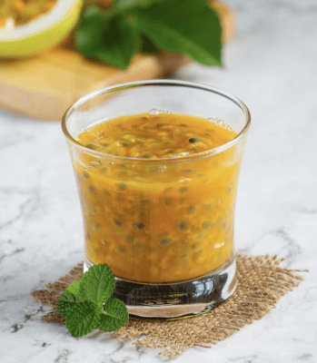 Pulpa de maracuyá con semilla