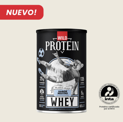 Wild protein Whey sabor neutro 653g