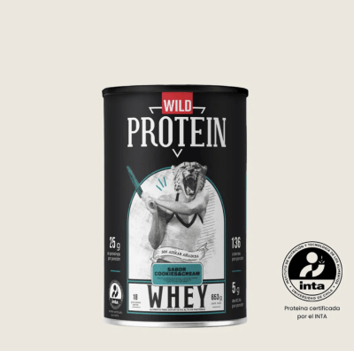 Wild protein Whey cookies and cream 653g