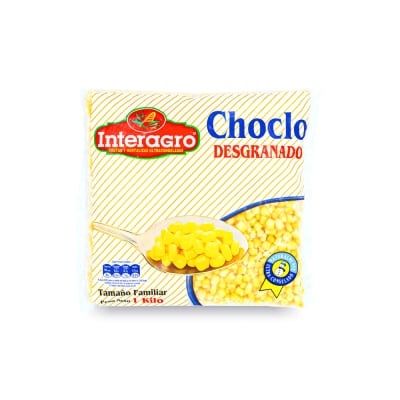 Choclo grano congelado