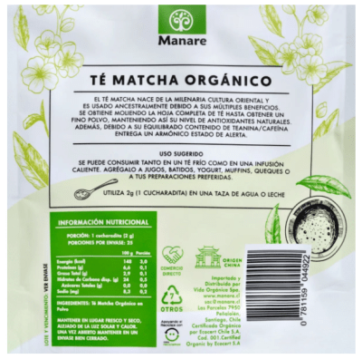 Té Matcha Orgánico